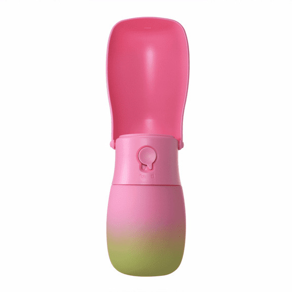 Outdoor Portable Filtered Water Bottle for Pets, 85g Soft Silicone