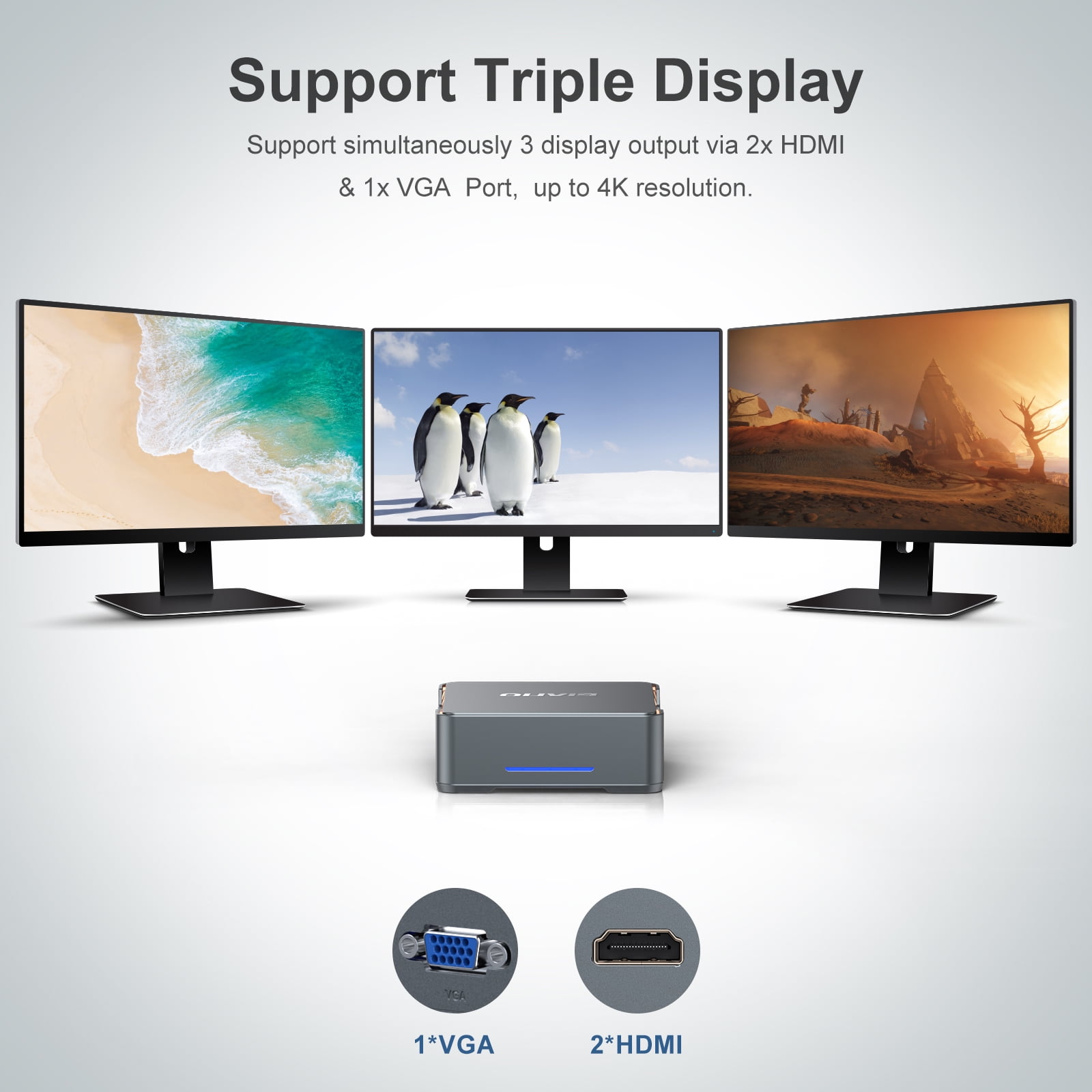 OUVIS Mini PC Windows 10 Pro, Mini Desktop Computer Intel OUVIS Mini PC Windows 10 Pro, Mini Desktop Computer Intel