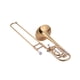thumbnail image 4 of Trombón Irfora Muslady Intermedio Bb Tornillo de deslizamiento plano de tenor con fijación F, incluida boquilla Guantes de caja de transporte Paño de limpieza Irfora Trombón, 4 of 6