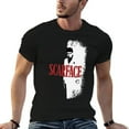 thumbnail image 3 of Scarface Fan Essential Mens T Shirts Cotton Short Sleeve T-Shirt Crew Neck Tees Casual Shirt, 3 of 5