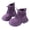 Purple, variant on Boys Girls Ankle Boots Kids Lace up Combat Shoes Non Slip Cowboy Casual Hiking Boots for Toddler Little Big Kid Black