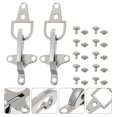 thumbnail image 3 of 4 Pairs Interlock Buckles Coat Buckles Lobster Clasp Metal Clip Buckle Coat Toggle Buckle Coat Holder Metal Sweater Closure Buckle For Coats Backpacks, 3 of 4
