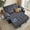 Dark Gray, variant on 58" Sleeper Sofa Bed, Convertible Pull Out Couch Full Size Loveseat with Corduroy Fabric, USB Charging, Adjustable Backrest for Living Room Apartment Office, Green