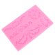 thumbnail image 4 of Molde de silicona con diseño de flor en relieve europeo para hacer tú mismo, para decorar pasteles, fondant, galletas, chocolate, herramienta para hornear, color rosa, 4 of 9