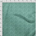 thumbnail image 4 of oneOone Polyester Spandex Dark Teal Green Fabric Geometric Sewing Craft Projects Fabric Prints By Yard 56 Inch Wide, 4 of 4