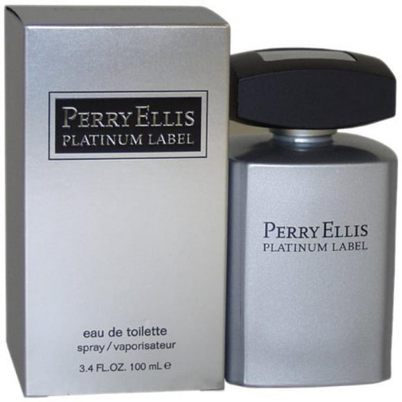 Perry Ellis Label Platine Perry Ellis pour Homme - Spray EDT de 3,4 oz