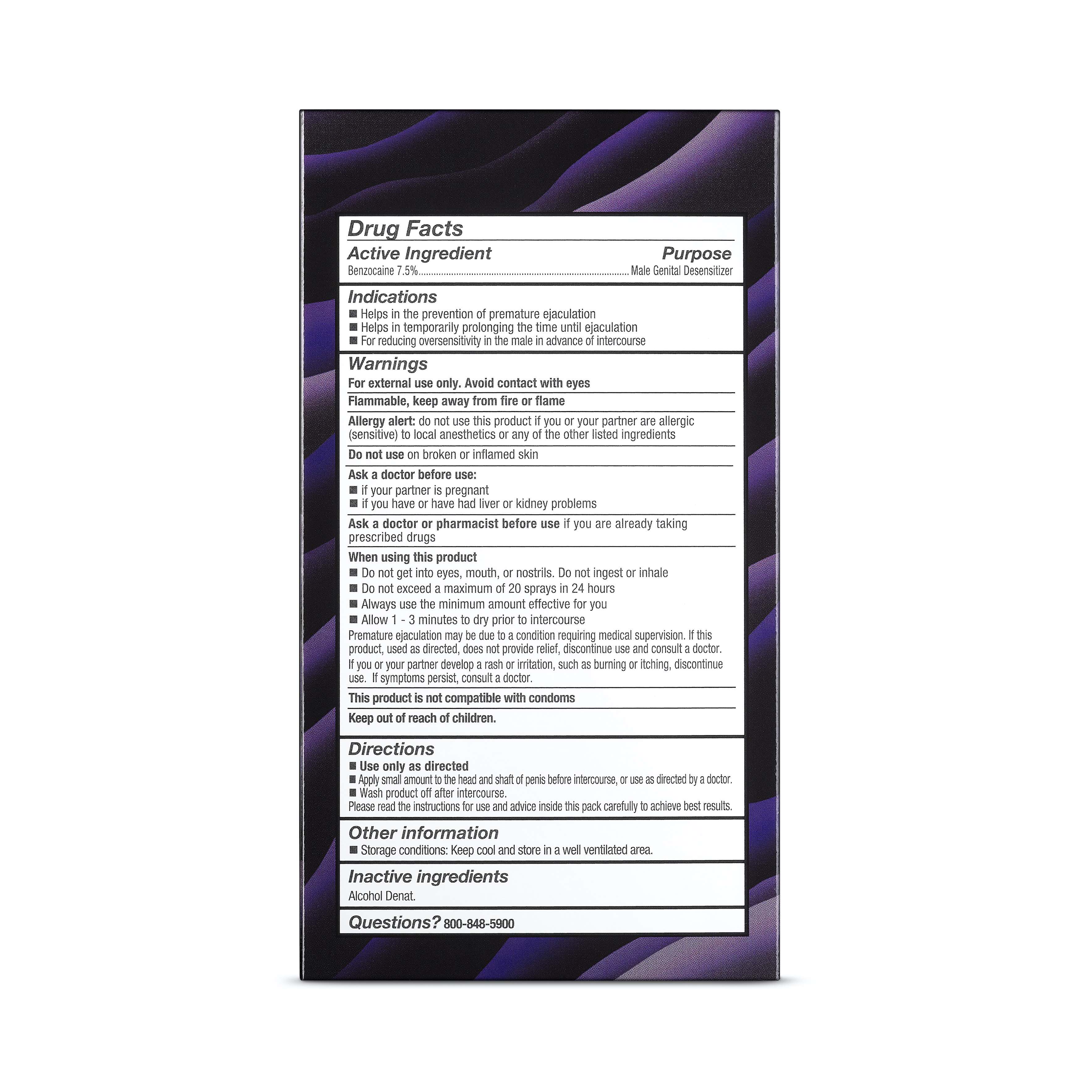Astroglide Verge Male Prolonging Spray, 0.2oz
