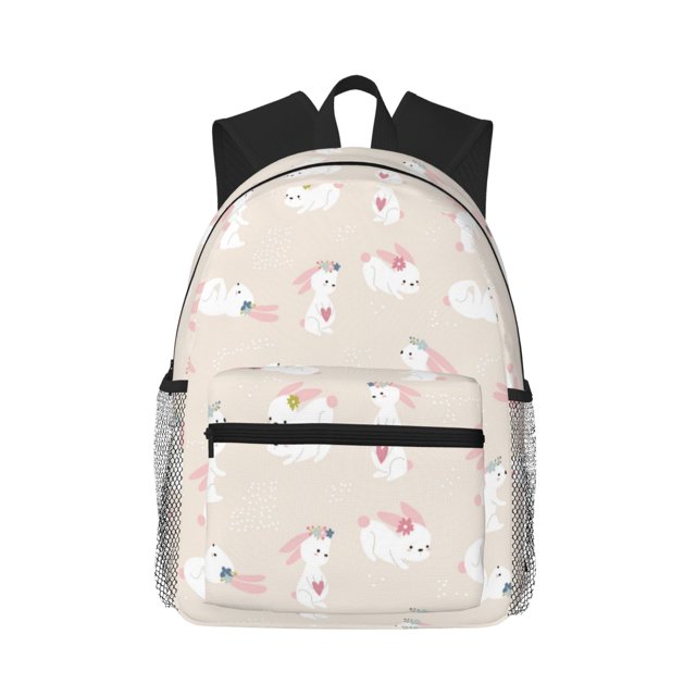 Balery Beautiful Rabbit Mochila para Mujeres y Hombres, Mochila Ligera Casual para Viajes, Mochila Clásica Básica para la Universidad