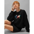 thumbnail image 2 of Rainbow World Sweatshirt Women -Grace Popp Designs, Female XX-Large, 2 of 4
