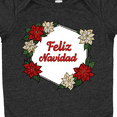 thumbnail image 4 of Inktastic Feliz Navidad Poinsettia Boys or Girls Baby Bodysuit, 4 of 5