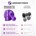 thumbnail image 3 of Masajeador de pies Ground Force Foot Roller de silicona portátil, 3 of 9