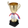thumbnail image 2 of Trophée de Compétition 1Pcs Reconnaissance Métallique pour Journée Sportive Doré Noir 11x7x3in, 2 of 8