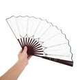 thumbnail image 2 of Raindrops 1Set Hand Fan Folding with Light-Up Function Red Color for Party Accessories and Performances, 2 of 8