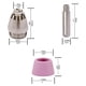 thumbnail image 4 of Kit de 45 consumibles para antorcha de corte de plasma, boquillas de electrodos y copas para cortador de plasma -60 SG-55 WSD-60 Fit CUT-60 LGK-60, 4 of 6
