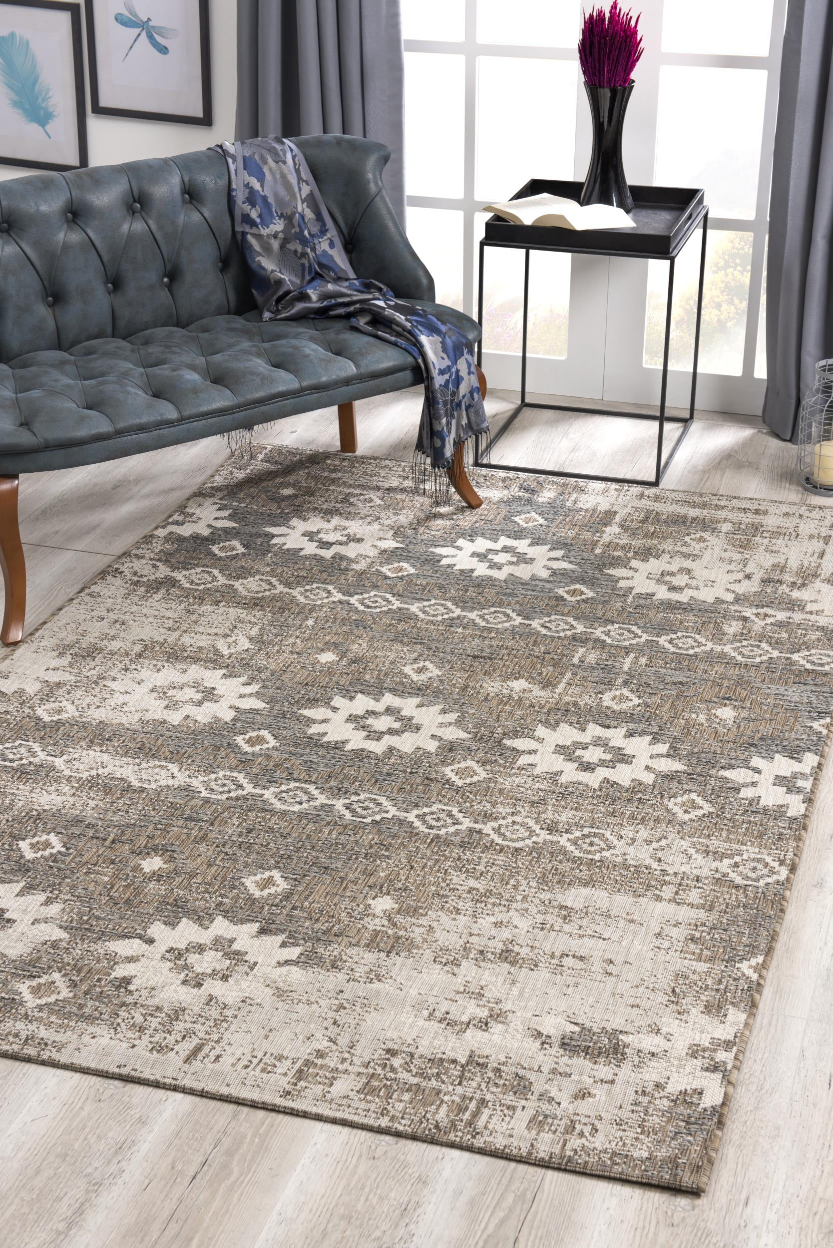Rug Branch Vista Collection Modern Abstract Runner Area Rug (3x10 feet