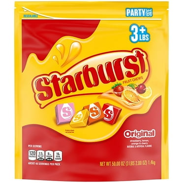 Starburst Original Fruit Chews Candy, 50 oz.