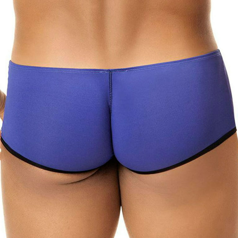 Mens Sexy Pouch Mini Boxer Underpants Low Waist Trunk Shorts Classic  Underwear