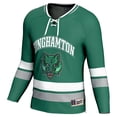 thumbnail image 2 of Men's GameDay Greats Green Binghamton Bearcats Spirit Hockey Jersey, 2 of 4