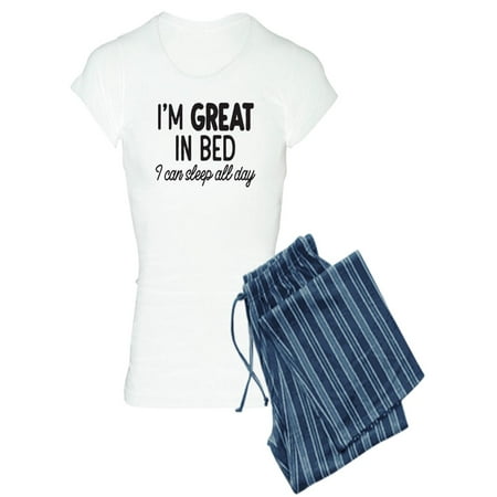 

CafePress - Great In Bed - Women s Light Pajamas