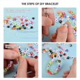 thumbnail image 1 of thinsony Bracelet Bricolage Perles Kit Prop Accessoires Artisanat Polyvalents Bracelets Colorés Perle Bijoux Faisant des Accessoires Ensemble, 1 of 8