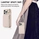 thumbnail image 2 of for iPhone 15 Pro Max/ 15 Ultra Crossbody Case Wallet with Card Holder Shoulder Wrist Strap Lanyard,Leather Zipper Handbag Purse Kickstand, 2 of 5
