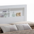 thumbnail image 4 of Queen Size metal platform bed frame with bright white finish for master bedroom, 4 of 6