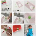 thumbnail image 2 of 240Pcs 24Colors T5 Plastic Snap Fastener Button Resin Press Stud Kit, 2 of 5