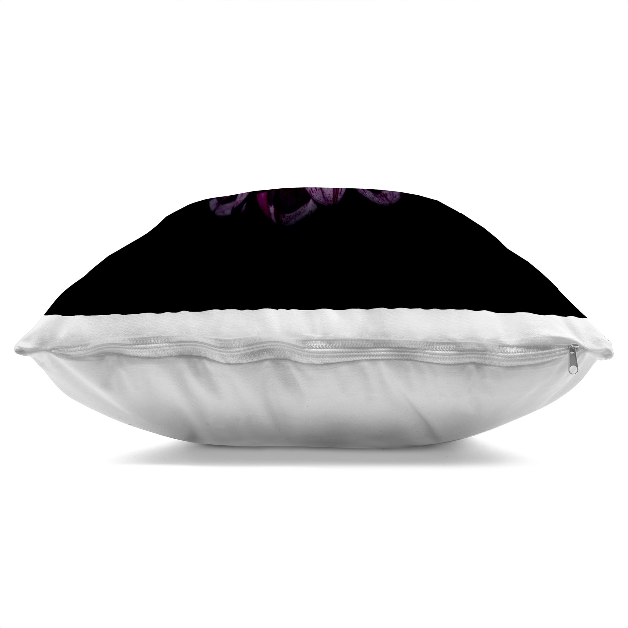 Stupell Industries Purple Dahlia Dark Contemporary Decorative Printed Throw Pillow, design by Brian Carson Photography