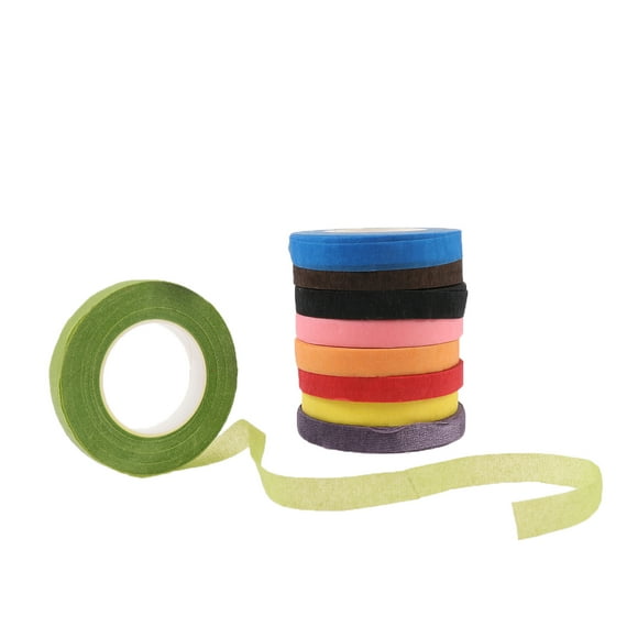 15 Rolls 30 Yard Floral Tapes Flower Tapes Floral Stem Wrapping Packing Tapes Bouquet DIY Decor Tapes