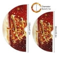 thumbnail image 4 of Ryvnso Christmas Tree Skirt Gold Christmas Tree Xmas Tree Skirts Ornament Home Decorations 35.4", 4 of 6