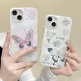 thumbnail image 2 of Silver Plated Butterfly Firework Soft  for iPhone Case (Pink,iPhone 14), 2 of 6