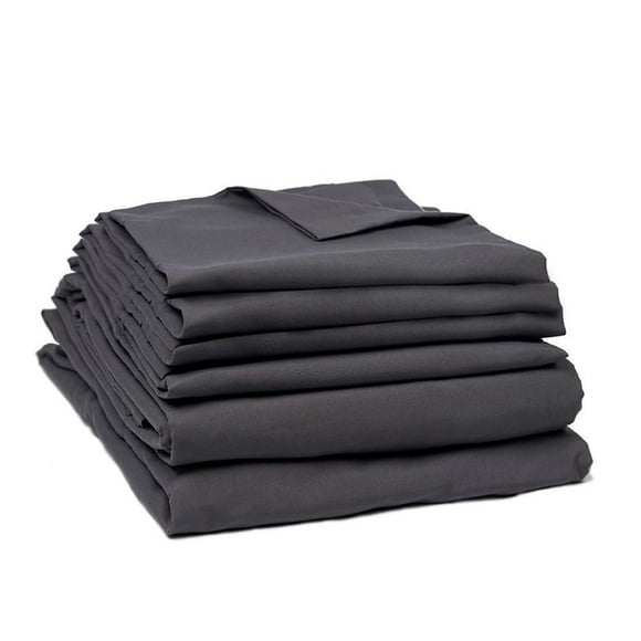 Wabasso 4pc Gris Ensemble De Draps