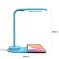 thumbnail image 4 of Lámpara de escritorio con luz LED, lámpara de mesa, cargador inalámbrico, sensible, 4 of 8
