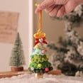 thumbnail image 4 of Colgante De Árbol De Navidad De Lana Adornos Navideños En Tonos Pastel Adornos Navideños Preciosos Adornos Colgantes De Árbol De Navidad De Lana Hechos A Mano A Ganchillo Para Una Fiesta De Navidad, 4 of 4