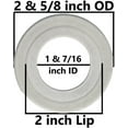 thumbnail image 2 of Silicone Seal for Flush Valve (66mm OD, 36mm ID, 51mm Lip) (2-5/8-inch OD, 1-7/16-inch ID, with 1-11/16-inch Lip), 2 of 5