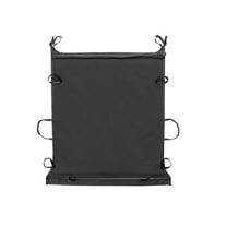 Rampage by RealTruck California Brief Top for Jeep Wrangler JL | Sail Cloth, Black | 91435 | Compatible with 2018 - 2024 Jeep Wrangler JL 2-Door