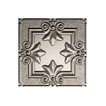 thumbnail image 1 of Fasade Easy Installation Regalia Brushed Nickel Glue Up Ceiling Tile/ Ceiling Panel (12" X 12" Sample), 1 of 1
