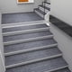 thumbnail image 1 of Fiudx Tapetes para Escaleras, Suaves y Absorbentes, Antideslizantes, con Elegante Diseño de Rayas Horizontales, Fáciles de Limpiar y Lavables a Máquina, para Decorar El Hogar (Juego de 7), 1 of 6