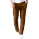 thumbnail image 2 of Pantalones largos para hombre, informales, de lino, con cordón, bolsillos, cinturón elástico, rectos, lisos., 2 of 5
