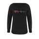 thumbnail image 4 of Camiseta de manga larga con cuello en V para mujer a la moda, blusa suelta con estampado de otoño Fridja  bvmnju4484, 4 of 5