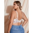 thumbnail image 2 of Plus Size Wire-free Floral Bra, 2 of 5
