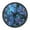 Fantasy Luminous Flowers, variant on Voice Activated Clock with Glow Light 12 Inch Large Silent Wall Clock Battery Operated for Home Decor Fantasy Luminous Flowers