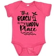 thumbnail image 3 of Inktastic Spring Break the Beach is My Happy Place Boys or Girls Baby Bodysuit, 3 of 5