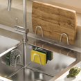 thumbnail image 5 of Stainless Steel Kitchen Sponge Rack Wall-mounted Spoon Hook Strong Bearing Capacity for Home Kitchen Bathroom, 5 of 5