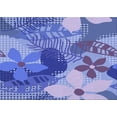 thumbnail image 1 of Ahgly Company Indoor Rectangle Patterned Balloon Blue Area Rugs, 7' x 10', 1 of 6