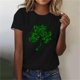 thumbnail image 4 of Mujeres Manga Corta de Verano Tops Impreso Sudadera Casual, Cuello Redondo Blusa Ligera para la Primavera Y el Verano, 4 of 4