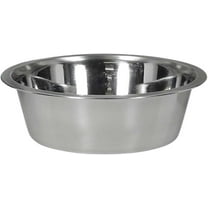 INDIPETS Heavy Dish: Pet Water and Food Bowl | 1 Pint, Stainless Steel (PN: 800028)