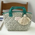 thumbnail image 3 of Bolsa de almuerzo acolchada de moda Bento con colgante de cremallera para el trabajo viajes escuela, 3 of 9