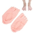 thumbnail image 4 of Calcetines Con Punta Para Mujer, Suaves Para Usar, Fáciles De Poner, Buena Flexibilidad, Calcetines Con Cinco Dedos, 1 Par Para Absorber El Sudor YLSHRF Rosa, 4 of 8