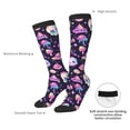 thumbnail image 4 of Naloa Skull mushroom space Thigh High Socks Extra Long Stretchy Sock Women Over Knee High Opaque Stocking Daily Wear, 4 of 6